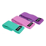 Kit 3 Faixas Elásticas De Exercício Hip Band Odin Fit