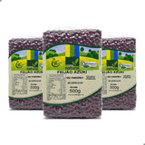 Kit 3 Feijão Azuki Orgânico 500g - Coopernatural