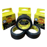 Kit 3 Fita Isolante 10mx19mm 3m Scotch 3m 33+ Isolação Fio