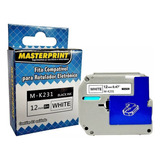 Kit 3 Fitas Plástica M-k231 Compatível Rotuladora Brother