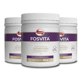 Kit 3 Fosvita Regulador Intestinal Vitafor 250g Sabor Sem Sabor