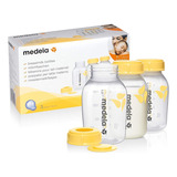 Kit 3 Frascos Para Armazenar Leite Materno Medela 150ml