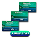 Kit 3 Fumasil Para Combate Ao Tabagismo 180 Comprimidos Novo