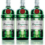 Kit 3 Gin Tanqueray Importado London Dry Garrafa 750ml