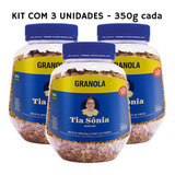 Kit 3 Granola Tia Sônia Tradicional