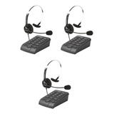 Kit 3 Hsb 40 Telefone Headset