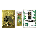 Kit 3 Itens Sushi Arroz Japones 1kg + Esteira + Alga Nori 