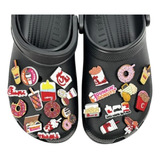 Kit 3 Jibbitz Enfeite Charms Pingente Sapato Crocs Babuche