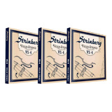 Kit 3 Jogo De Encordoamento Violino Strinberg Vs4