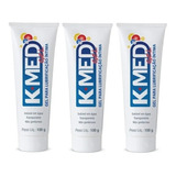 Kit 3 K-med Gel Lubrificante Intimo 100g Kmed Envio Discreto