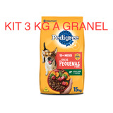 Kit 3 Kg Ração A Granel