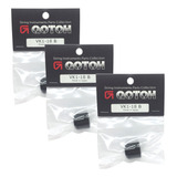 Kit 3 Knob De Metal Guitarra Baixo Gotoh Vk1 18 B Preto