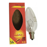 Kit 3 Lâmpada Incandescente Vela Clara 40w 127v E12 Sadokin