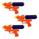 Kit 3 Lançador Kids Arma Arminha Pistola D' Água Yupi