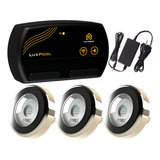 Kit 3 Led Rgb 9w Inox Piscina Tholz + Comando Wifi Alexa