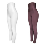 Kit 3 Legging Plus Power Poliamida Modeladora Cós Super Alto