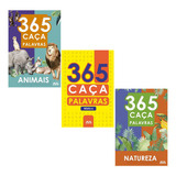 Kit 3 Livros Caça Palavras 365