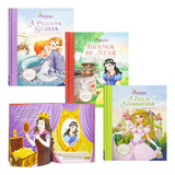 Kit 3 Livros De Historias Disney - Livros Princesas Disney Historias Da Bela E A Fera, Cinderela, Rapunzel, A Pequena Sereia E Muito Mais Livro De Capa Dura Com Cores Vibrantes De Alta Qualidade 