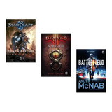 Kit 3 Livros Games Starcraft Diablo