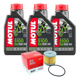 Kit 3 Lts Motul 5100 15w50