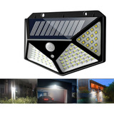 Kit 3 Luminária Solar Luz Led Com Sensor Presença Automático