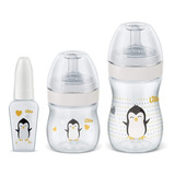 Kit 3 Mamadeira Primeiros Passos 50/150/240ml Branco Lillo