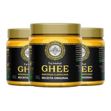 Kit 3 Manteiga Clarificada Ghee 500g Receita Orginal 