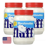 Kit 3 Marshmallow De Colher Pote Fluff - O Melhor Do Mundo 
