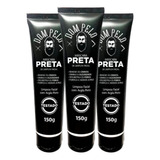 Kit 3 Mascaras Preta Carvão Ativo Remove Cravos E Espinhas
