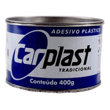 Kit 3 Massa Plastica Cinza Carplast Carro Moto Maquina 400g