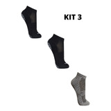 Kit 3 Meia Antiderrapante Pilates Yoga Hidroginastica Lupo