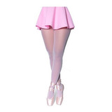 Kit 3 Meia-calça Ballet Fio 40 C/ Pé Infantil Juvenil 0 A 12