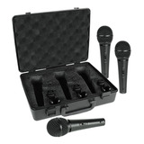 Kit 3 Microfones Profissionais Behringer Xm1800s + Case