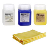 Kit 3 Monzi Limpa Prata, Ouro