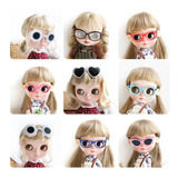 Kit 3 Óculos P/ Boneca Blythe 3 Modelos Diferentes Sol Grau