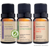 Kit 3 Óleo Essencial Lavanda Lemongrass