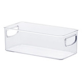 Kit 3 Organizador Multiuso C/alça 23x11x8 Geladeira Cozinha