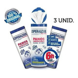 Kit 3 Pano Limpeza Umedecido Higiene Multiuso Colperalcool