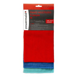 Kit 3 Panos/flanela/toalha De Limpeza Microfibra Multiuso 