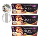 Kit 3 Papel Para Mechas Aluminio 320folhas 12x30cm Alumihair