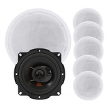 Kit 3 Pares Arandela Redonda Jbl 5p 330w Flex 5trfx55 Gesso