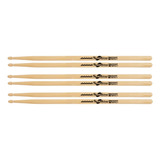 Kit 3 Pares Baqueta Spanking Impact 7a Ponta Madeira 4157