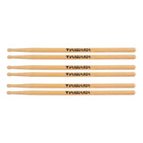 Kit 3 Pares Baqueta Spanking Vanguarda Repique Ponta Oliva