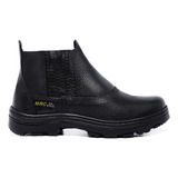 Kit 3 Pares Bota Botina Couro Resistente Trabalho Promoção 