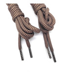 Kit 3 Pares Cadarço Redondo Reforçado Para Coturno E Botas