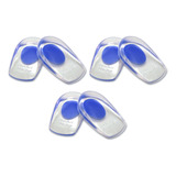 Kit 3 Pares Calcanheiras Palmilhas Gel Silicone Esporão Nf