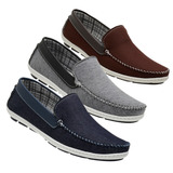 Kit 3 Pares De Mocassim Masculino