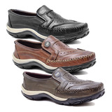 Kit 3 Pares De Sapatilha Mocassim Masculino Conforto - 2021