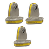 Kit 3 Pares Filtro Cartucho Químico 6003 Respirador Vo/ga 3m