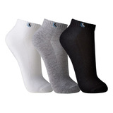 Kit 3 Pares Meia Lupo Soquete Cano Curto Masculina Algodão